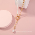 Shangjie OEM Adjustable Pearl necklace chains for jewelry making gold necklace pendant jewelry necklaces